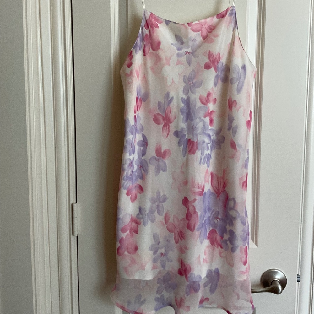 Lord and Taylor Slip Floral Dress -Medium